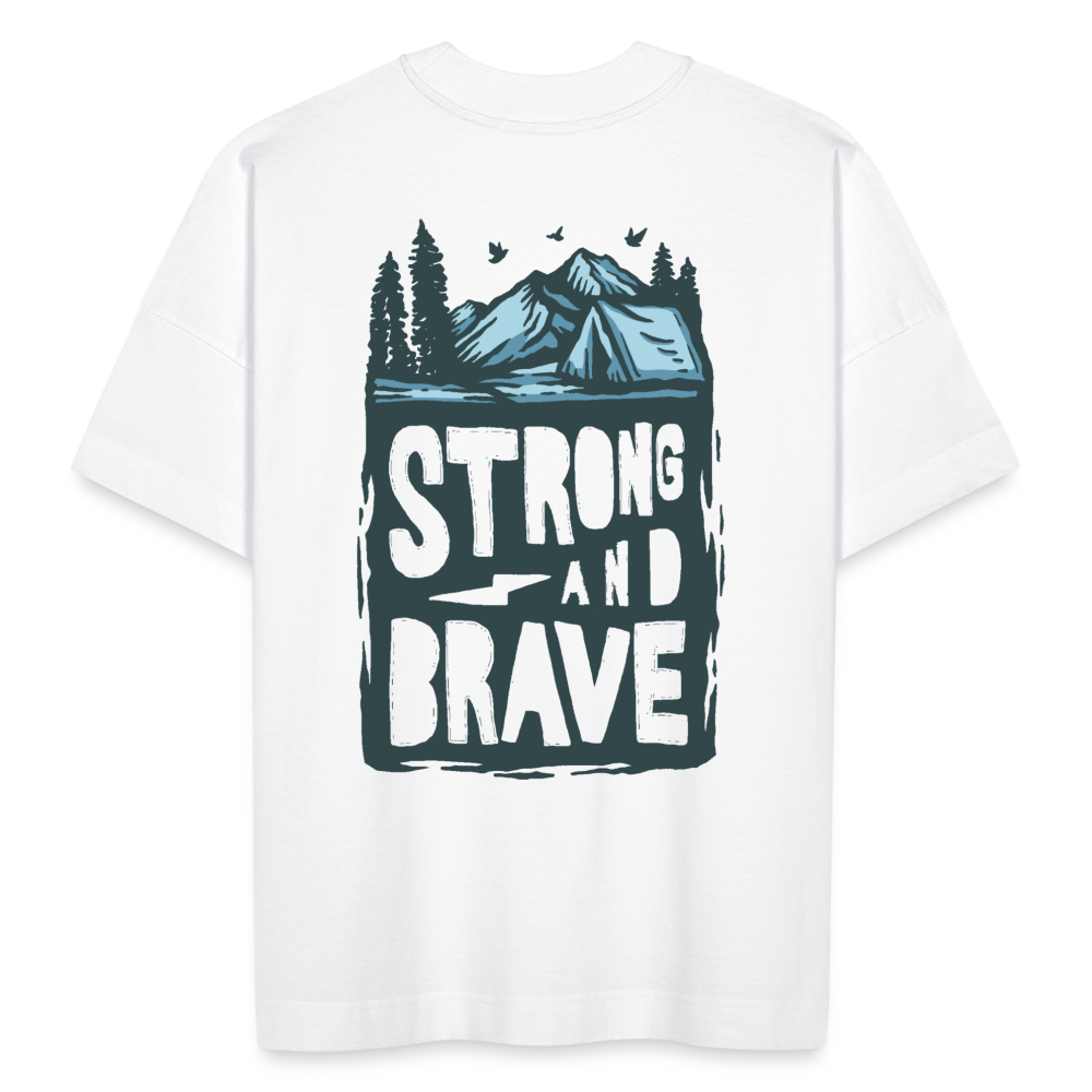 Strong & Brave 🌱 - blanco